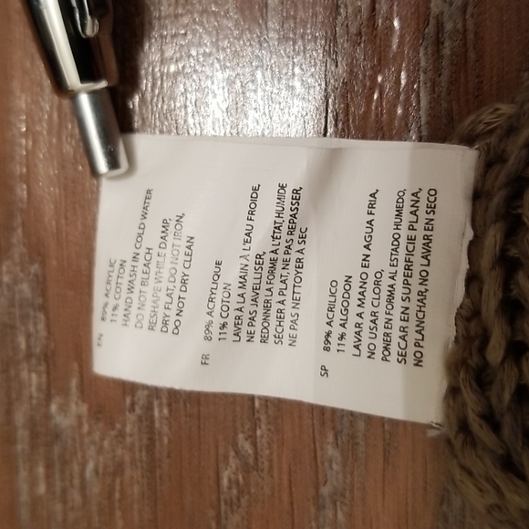 (M) Le Tempes des Cherises Loose Knit Bohemian Sweater Cottagecore Cotton Blend - Picture 9 of 9